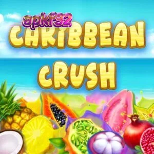 Tampilan visual slot Caribbean Crush dengan tema tropis yang cerah